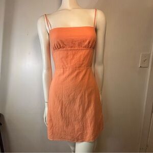 Sunday Best Orange Sherbert Mini Dress